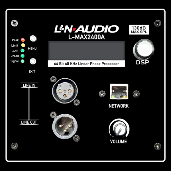 L-MAX2400A LINE ARRAY ACTIVO (DSP AJUSTABLE VIA ETHERNET CABLE)  2x10" NEODIMIO +2x1.75" NEODIMIO 2000W PEAK - 130 dB PEAK (IP45) – L&N-AUDIO
