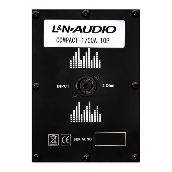 COMPACT-1700A TOP COLUMNA ARRAY VERTICAL PASIVO 4X5" WOOFER NEODIMIO + HF DRIVER 640W PEAK - 130 dB PEAK – L&N-AUDIO