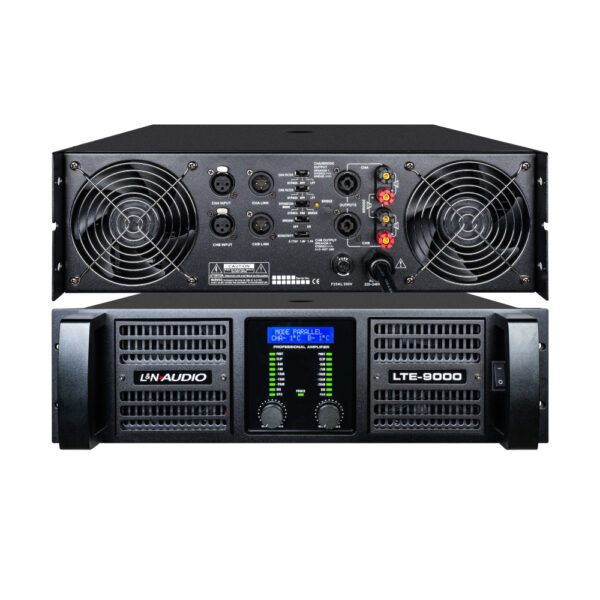 LTE-9000 AMPLIFICADOR DE AUDIO 3100Wx2 2 OHM – L&N-AUDIO