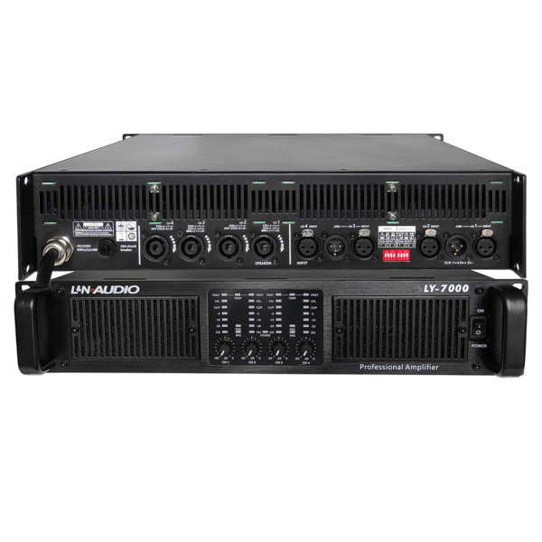 LY-7000 AMPLIFICADOR D/AUDIO.1500Wx4 2 OHM – L&N-AUDIO